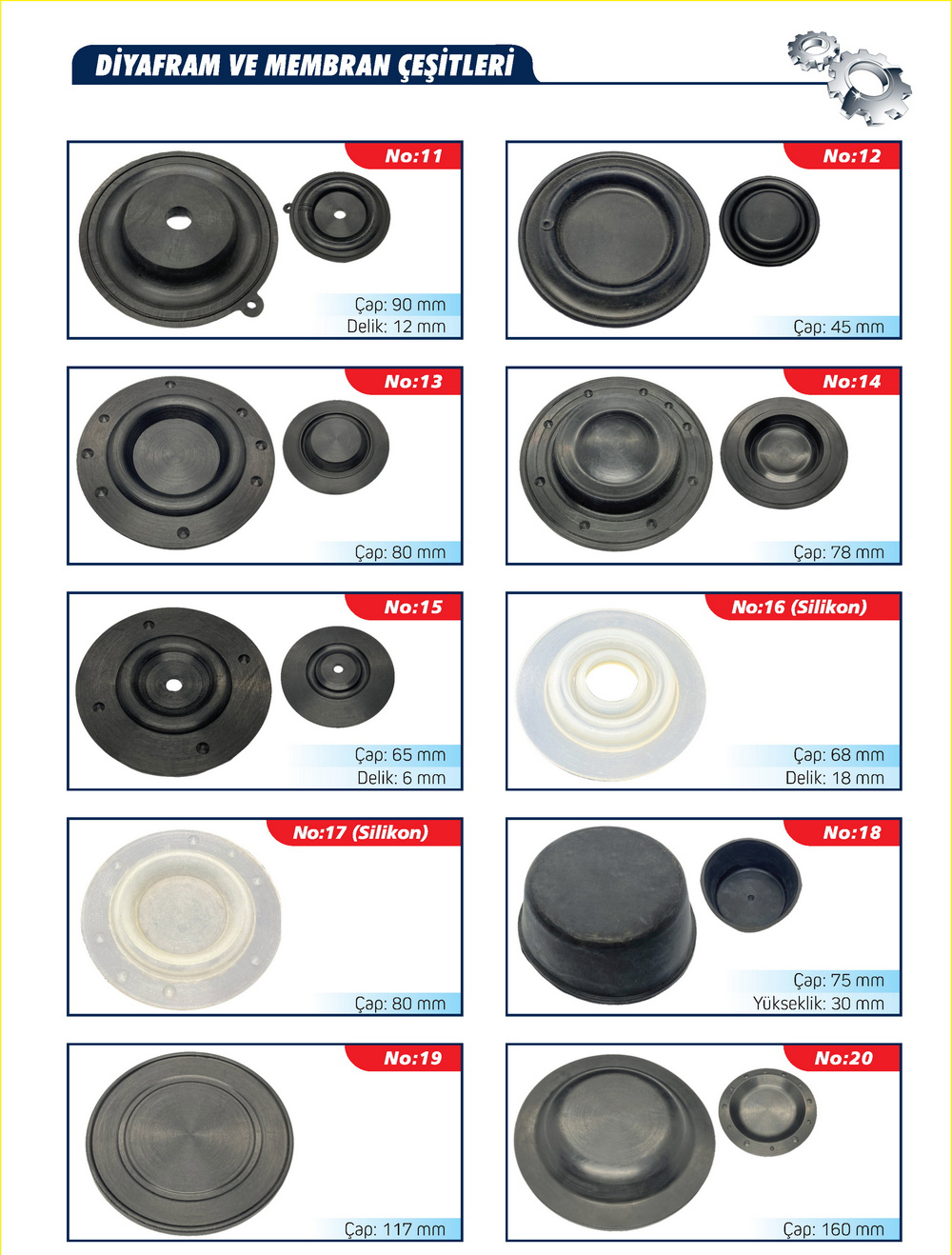 Diyaframlar ve Membran Çeşitleri