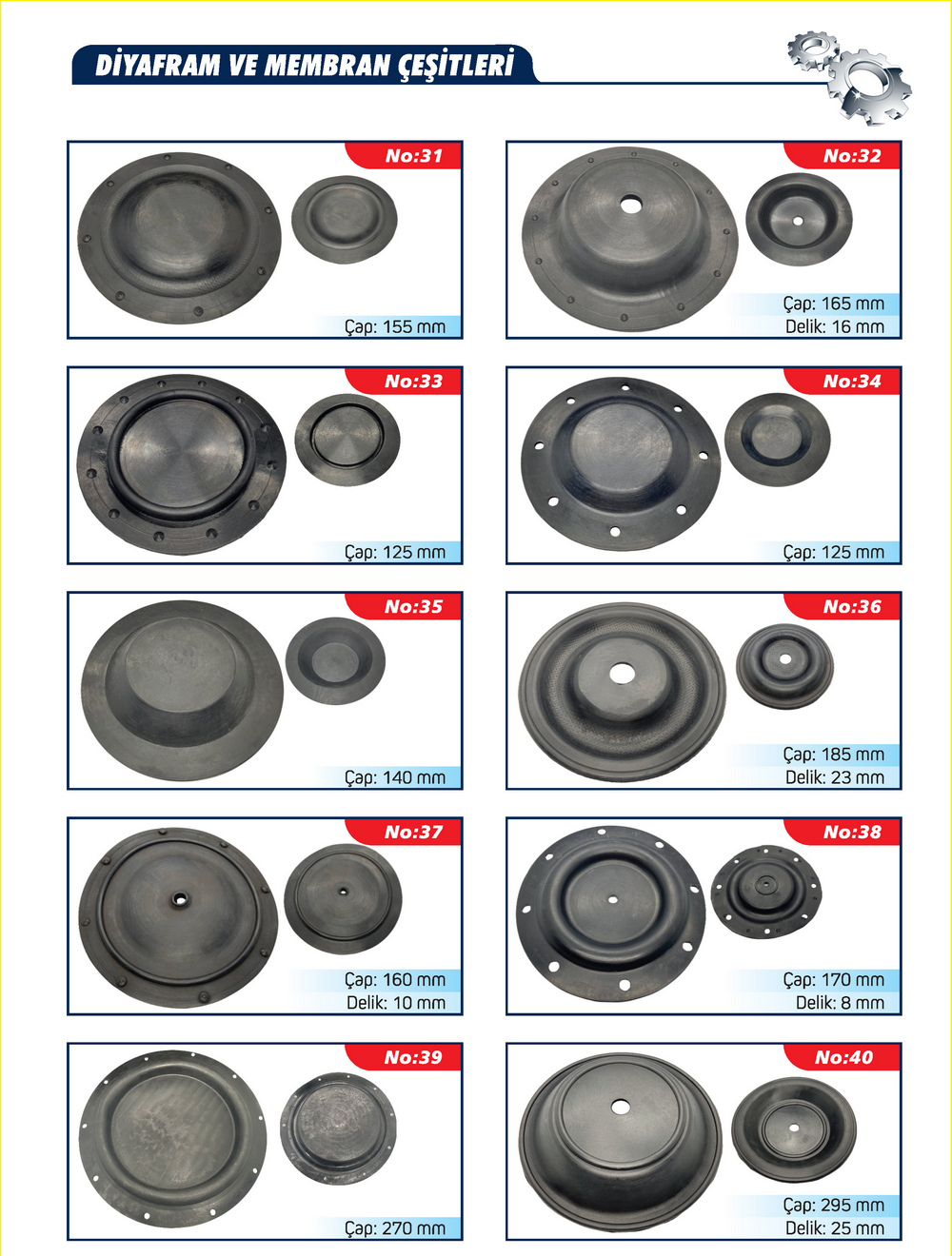 Diyaframlar ve Membran Çeşitleri