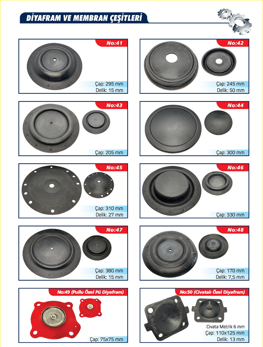 Diyaframlar ve Membran Çeşitleri