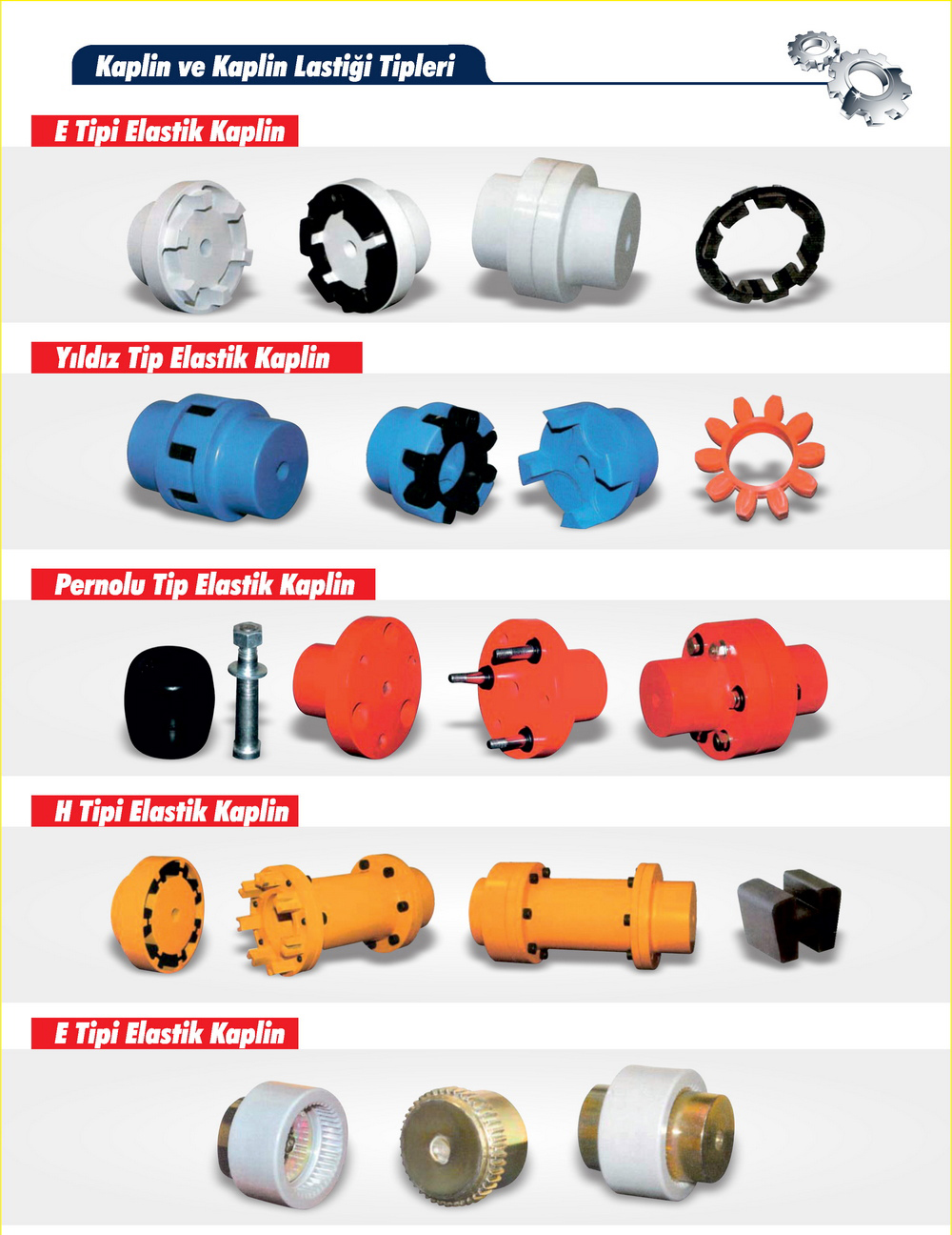 Kaplin Lastik Tipleri