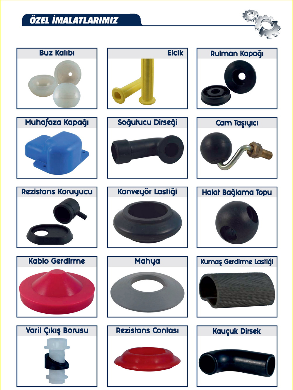 Özel İmalatlarımız