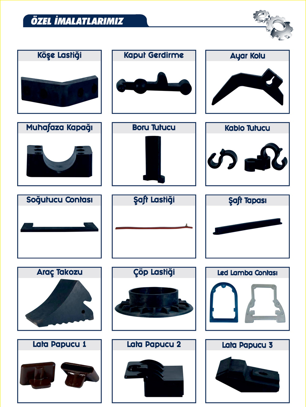 Özel İmalatlarımız