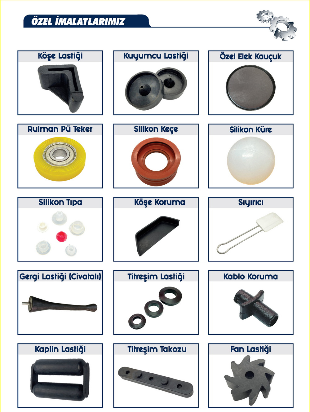 Özel İmalatlarımız