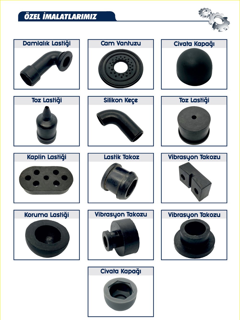Özel İmalatlarımız