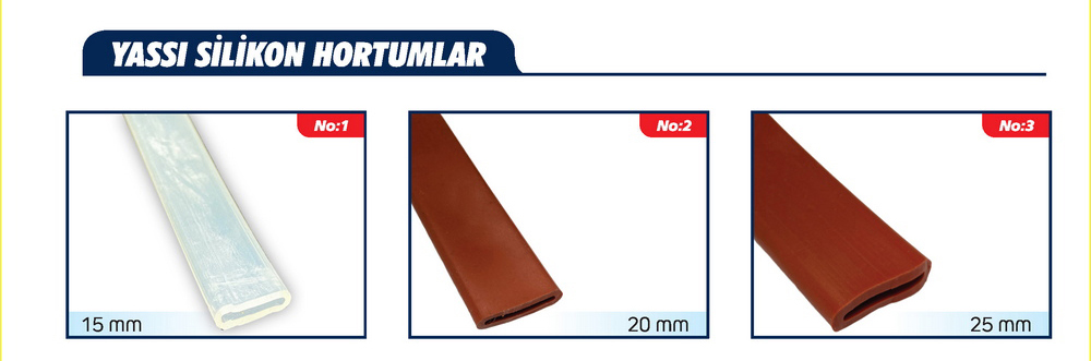 Yassı Silikon Hortumlar